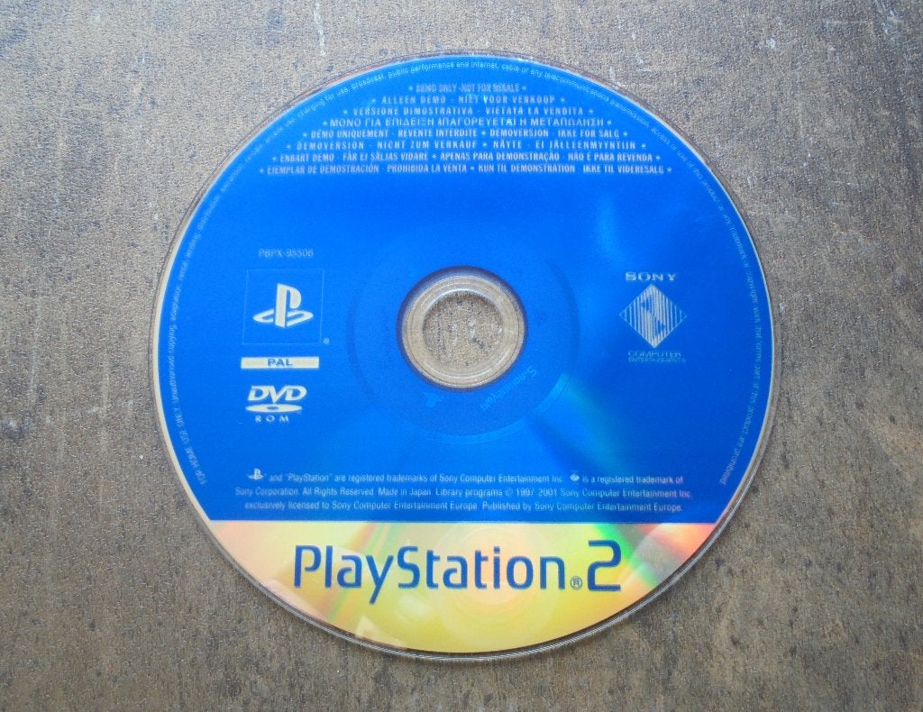 Sony Demo Disc PBPX 95506 voor PS2 (zie foto's), Spelcomputers en Games, 1 speler, Ophalen of Verzenden, Gebruikt, Vanaf 12 jaar