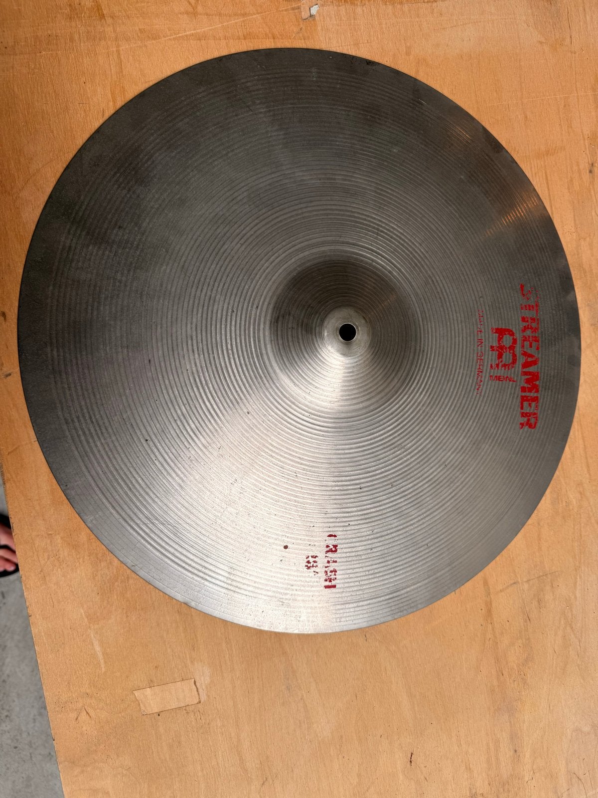 Streamer Crash Bekken 18 inch - Made in Germany, Muziek en Instrumenten, Drumstellen en Slagwerk, Ophalen, Gebruikt, Overige merken