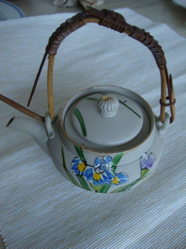 vintage klein japans theepotje, keramiek, Ophalen of Verzenden