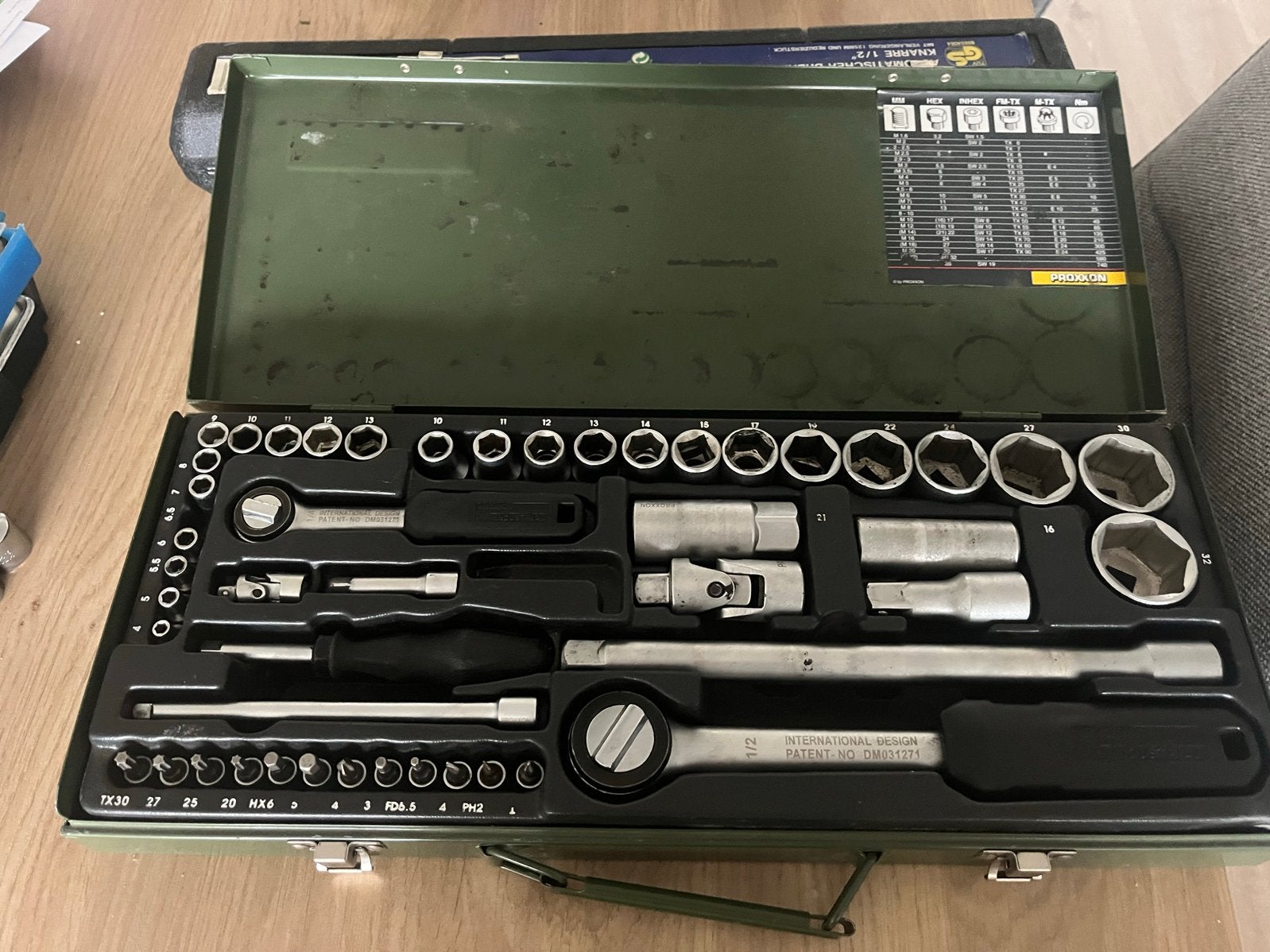 Proxxon Industrial Doppendoos, Ophalen of Verzenden, Gebruikt
