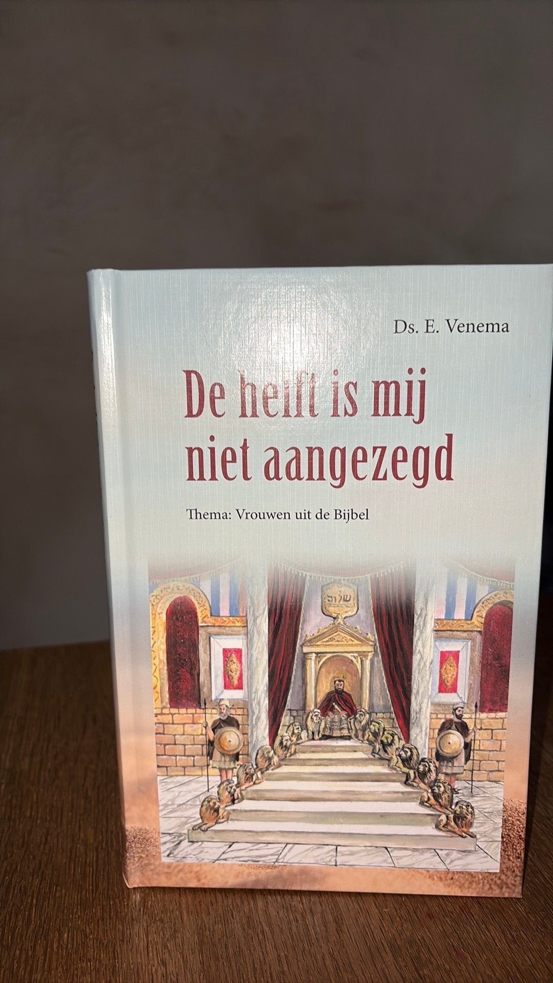 Ds E Venema. De helft is mij niet aangezegd, Ophalen of Verzenden, Zo goed als nieuw
