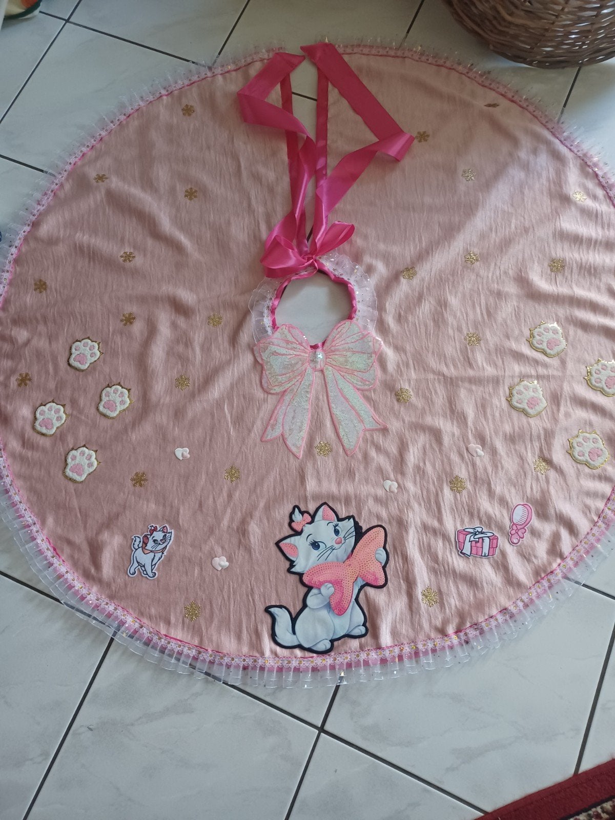 Marie van Disney op kerstboomrok kleed, Ophalen of Verzenden, Nieuw