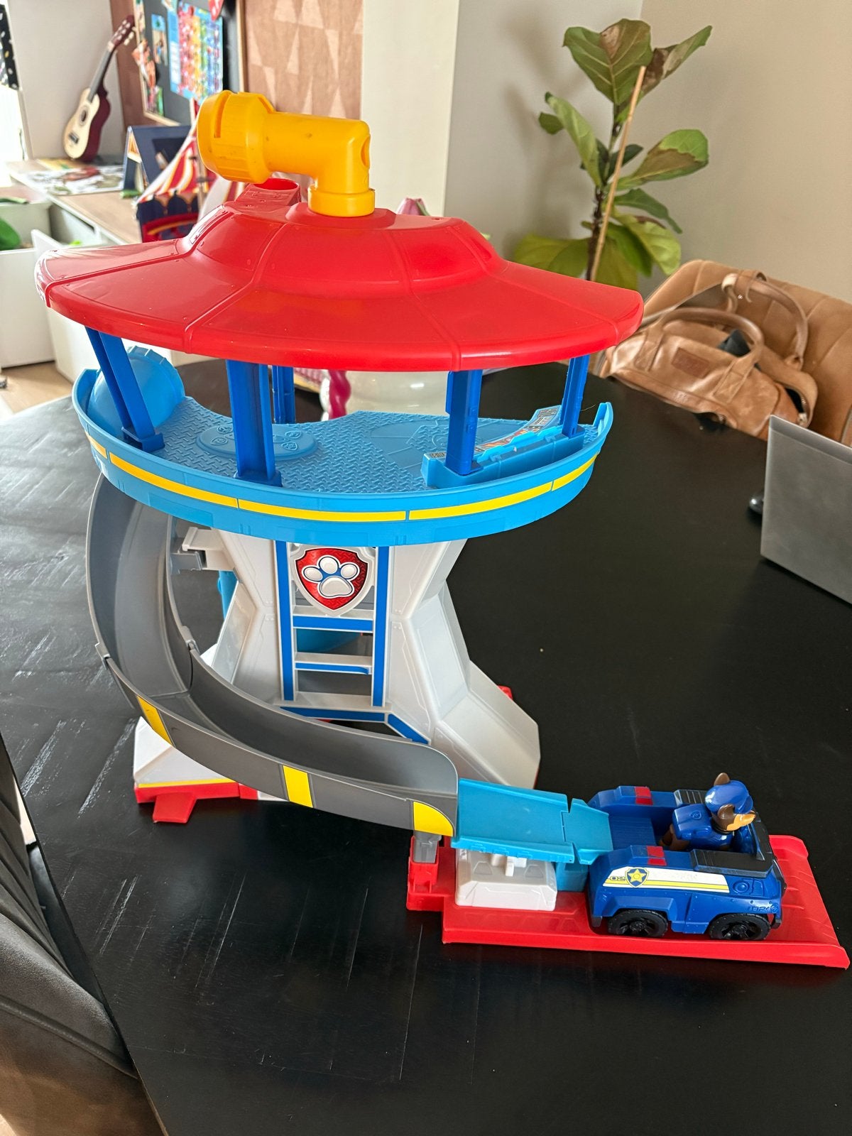Paw Patrol Uitkijktoren met Chase en voertuig, Ophalen, Zo goed als nieuw, Jongen of Meisje