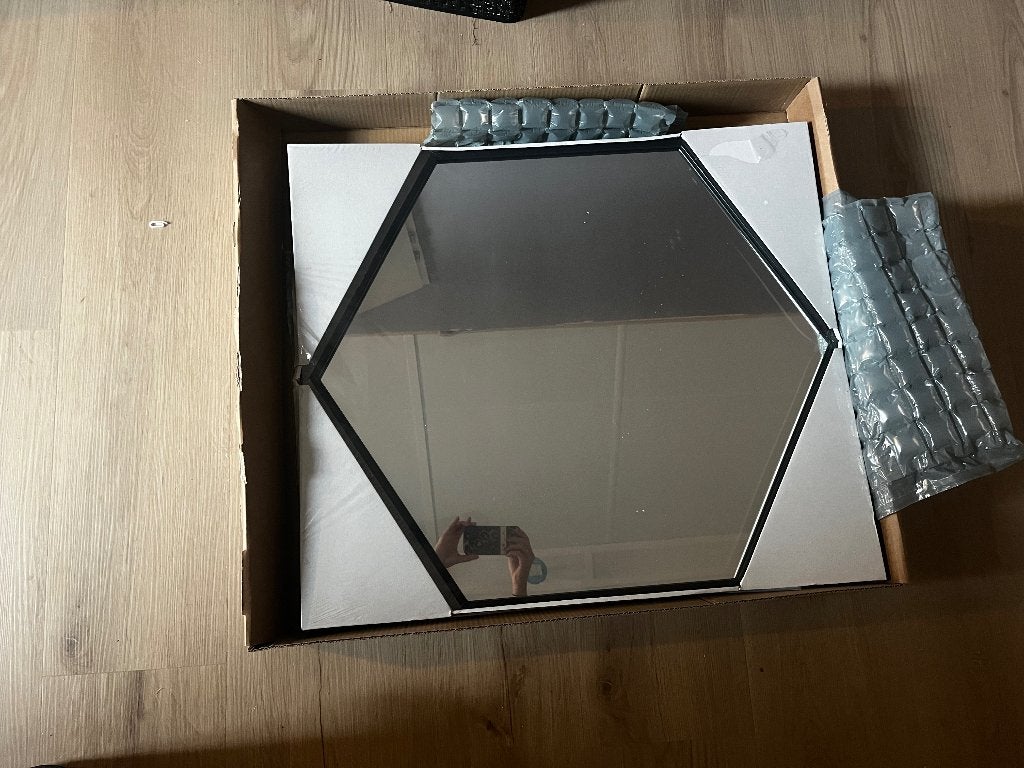 Spiegel zeshoekige model, Ophalen, Nieuw, Minder dan 100 cm, Overige vormen