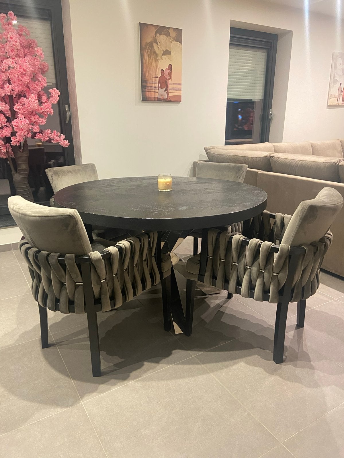4 Nieuwe Wave chairs  - Ongebruikt met prijskaartje, Ophalen, Nieuw, Vier, Stof