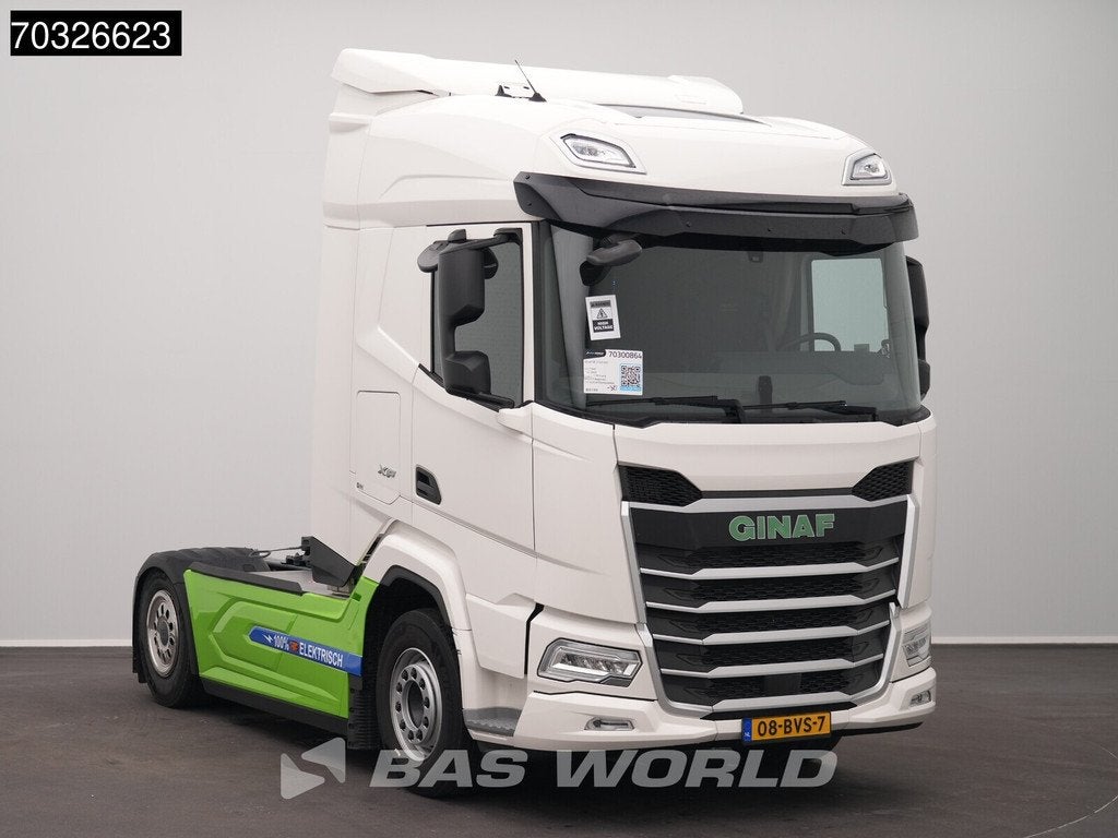 DAF GE 2120 GE 2120 4X2 Ginaf ELECTRIC! 260 kWh AC/DC, Auto's, Vrachtwagens, Automaat, Stof, Euro 6, Wit