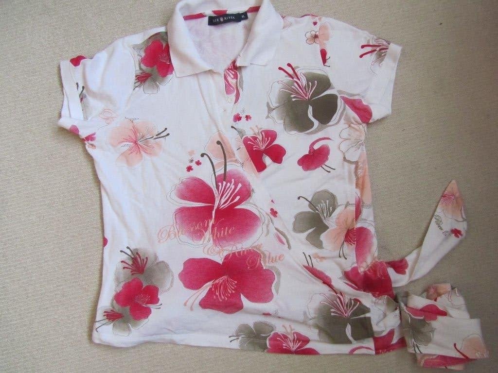 Overslag / wikkelshirt van Blue River XL, Kleding | Dames, Verzenden, Wit, Shirt of Top, Zo goed als nieuw