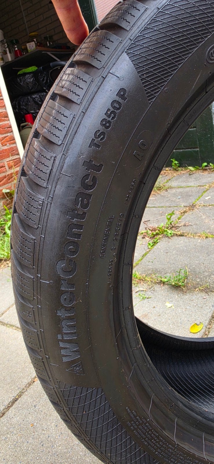 Continental WinterContact TS 850 P Winterbanden 225/50 R17, Gebruikt, 17 inch, Band(en), Personenwagen