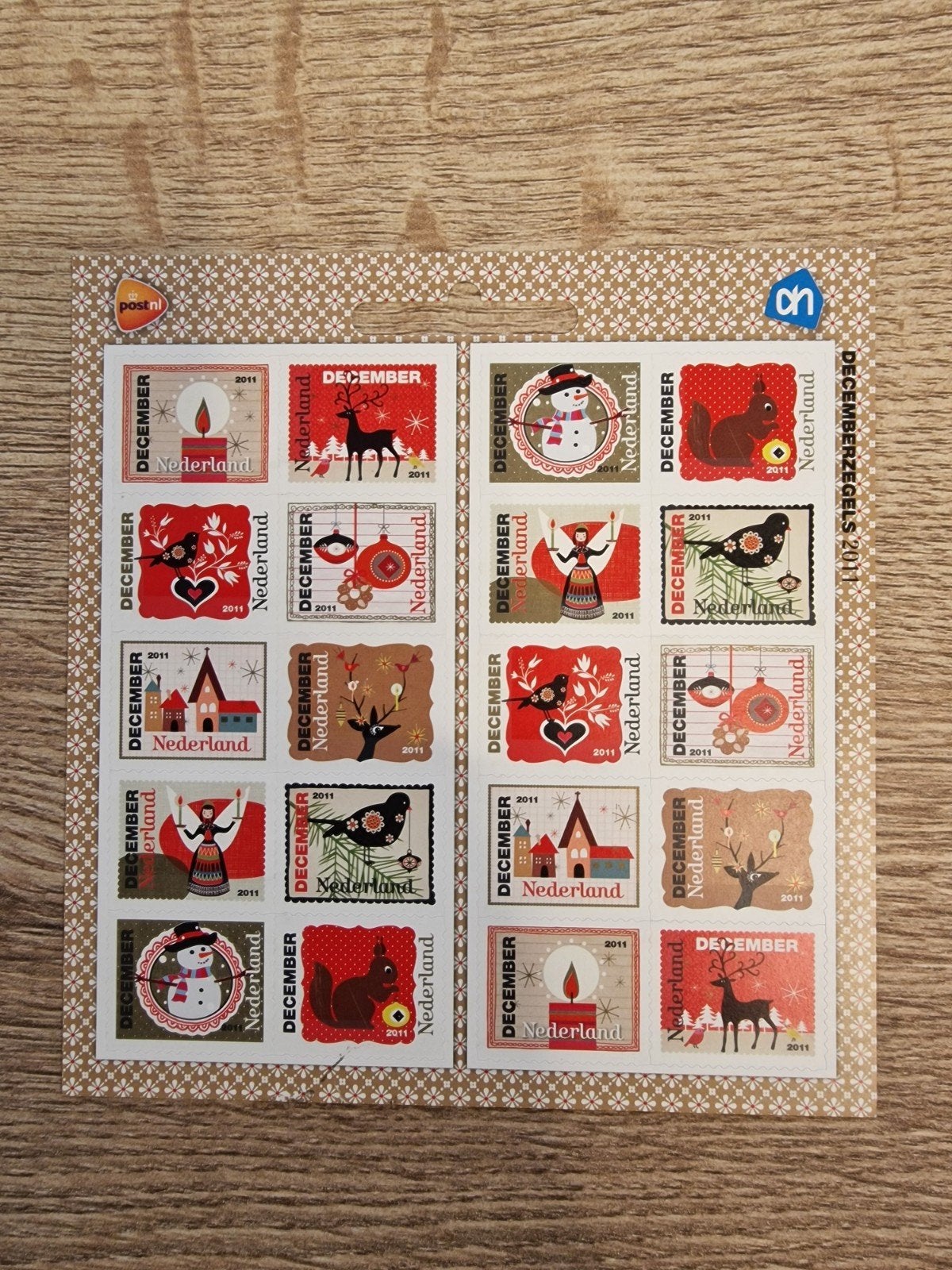Decemberzegels 2011 Albert Heijn, Postzegels en Munten, Ophalen of Verzenden