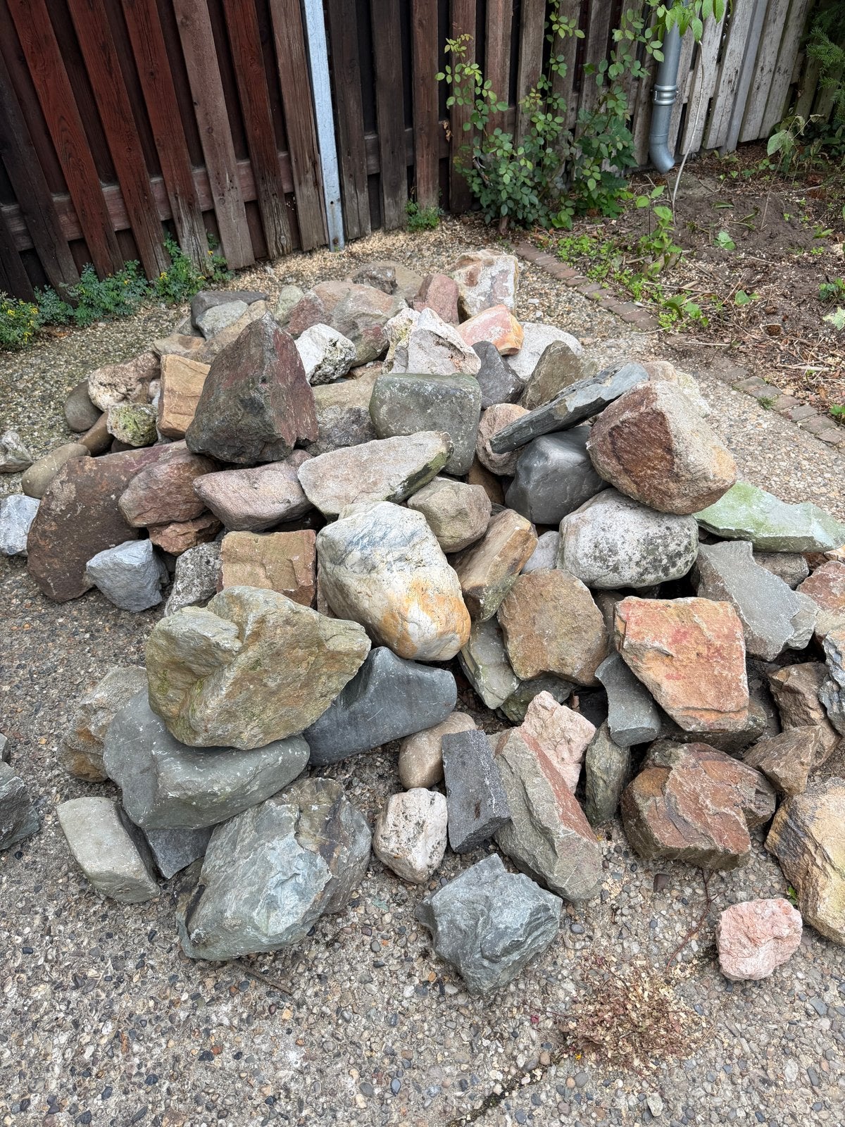 Maaskeien - Diverse maten en kleuren, Tuin en Terras, Ophalen, Gebruikt, Multi, Kei