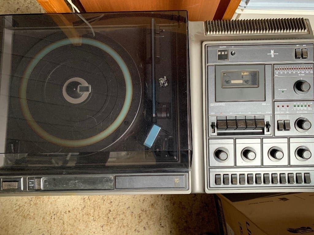 Stereoinstallatie met 2 Hifi boxen, Ophalen, Gebruikt, Tuner of Radio, Philips