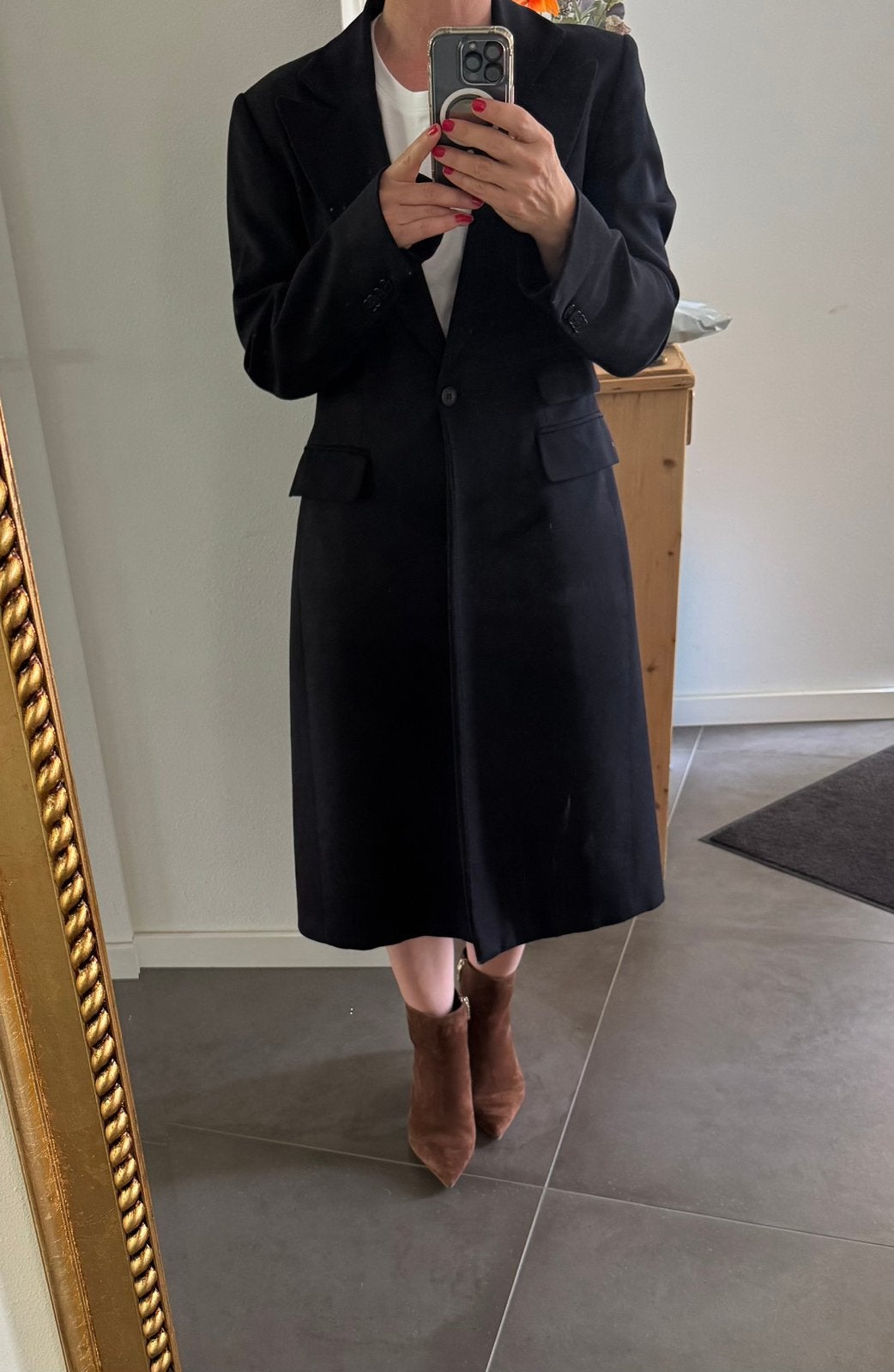 PAUW Amsterdam blazer / lichte jas – wol & cashmere – maat 2, Kleding | Dames, Maat 38/40 (M), Blauw, Ophalen of Verzenden, Jasje