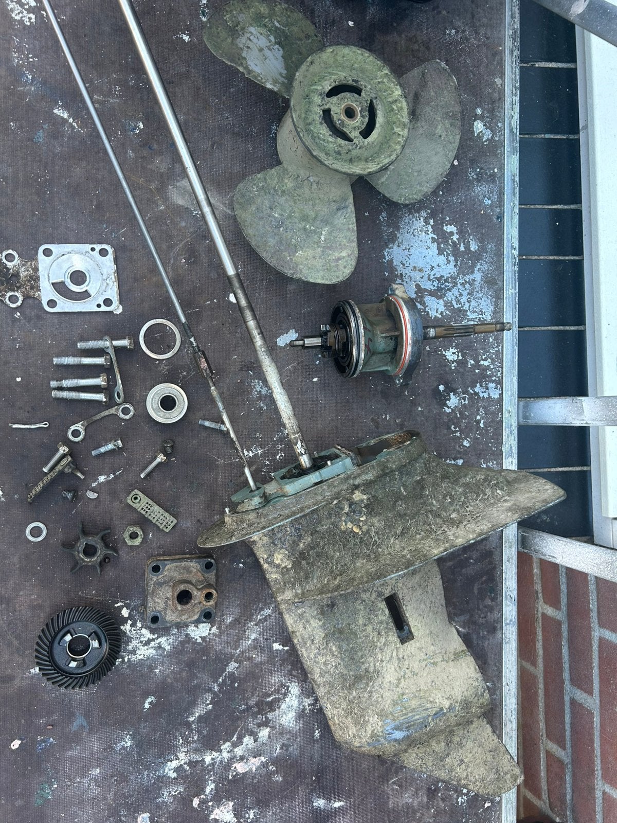 Onderdelen staartstuk yamaha/parsun 9.9/15pk  4takt, Ophalen of Verzenden, Motor en Techniek
