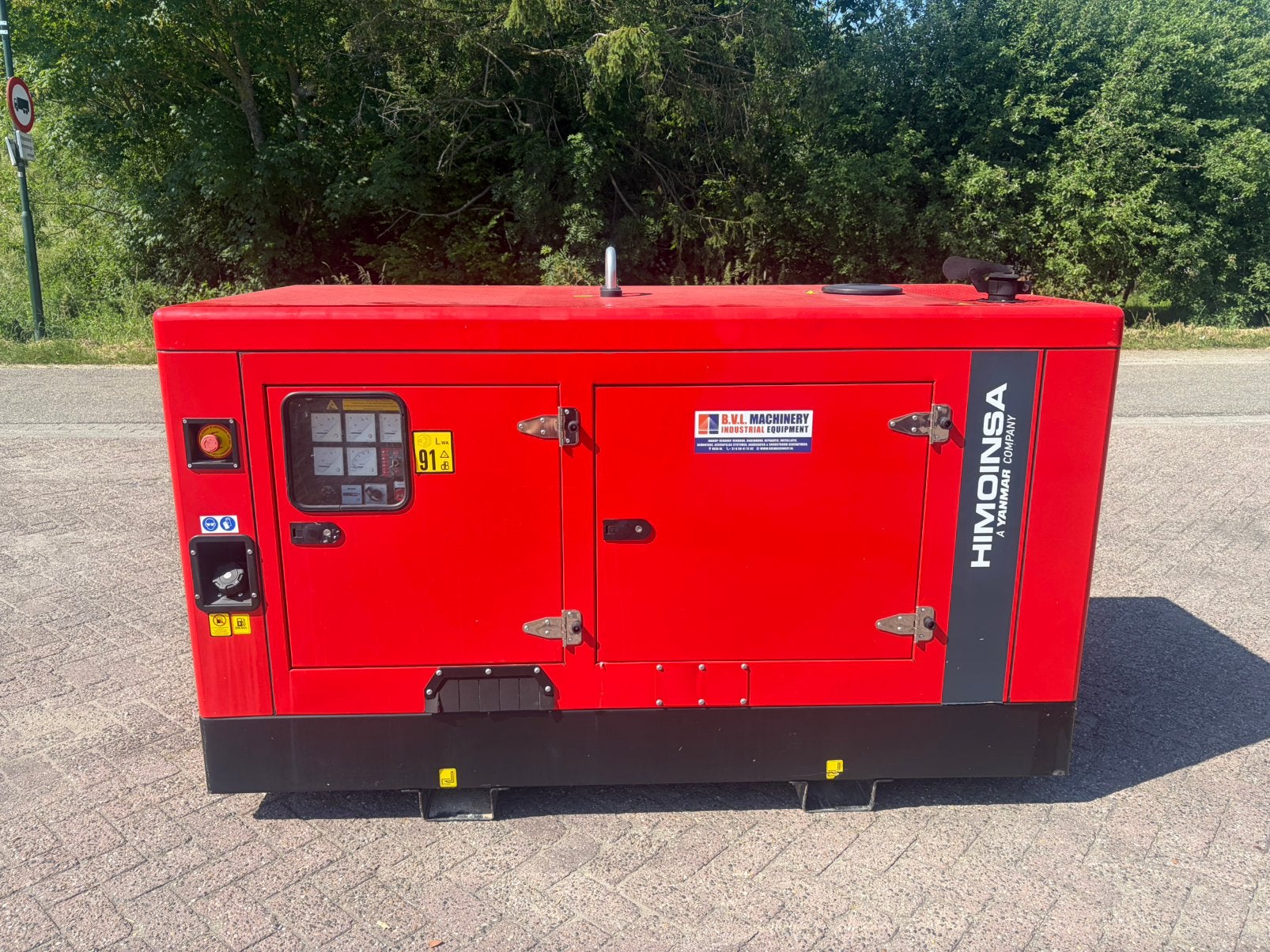 Himoinsa HYW 45 kVA stamford Yanmar aggregaat generatorset, Dieselolie, Geluidgedempt, Ophalen of Verzenden, Zo goed als nieuw