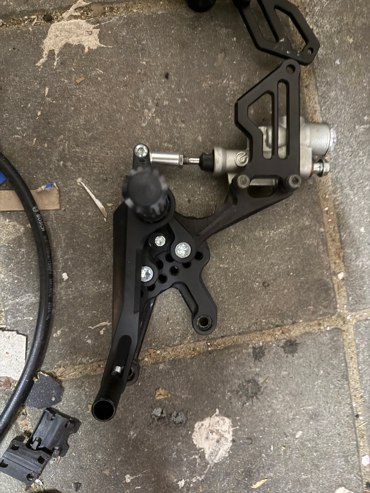 Aprilia RSV Mille Gen1 Rearsets ARP (98-2003) met RSV4 rempo, Motoren, Ophalen of Verzenden, Gebruikt