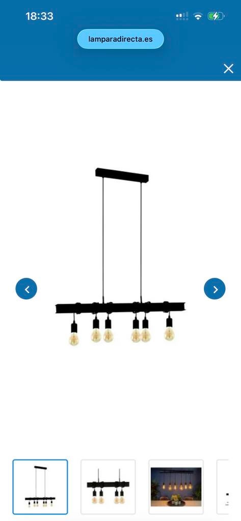 Eglo lamp, Ophalen of Verzenden, Zo goed als nieuw, Minder dan 50 cm