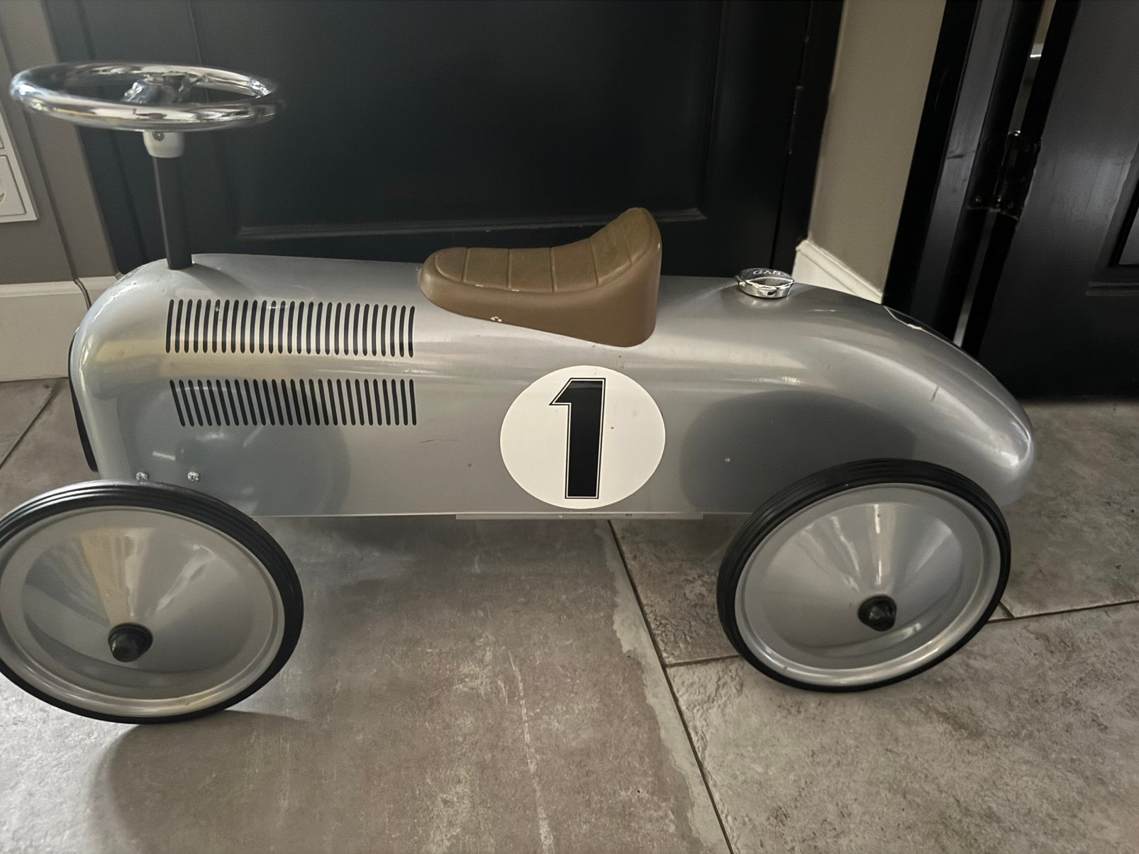 Super leuke vintage loopauto / loopfiets / sport auto, Ophalen of Verzenden, Gebruikt, Loopfiets