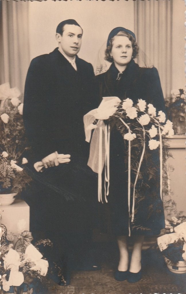jfotokaart   koppel, Verzenden, Voor 1940, Zo goed als nieuw