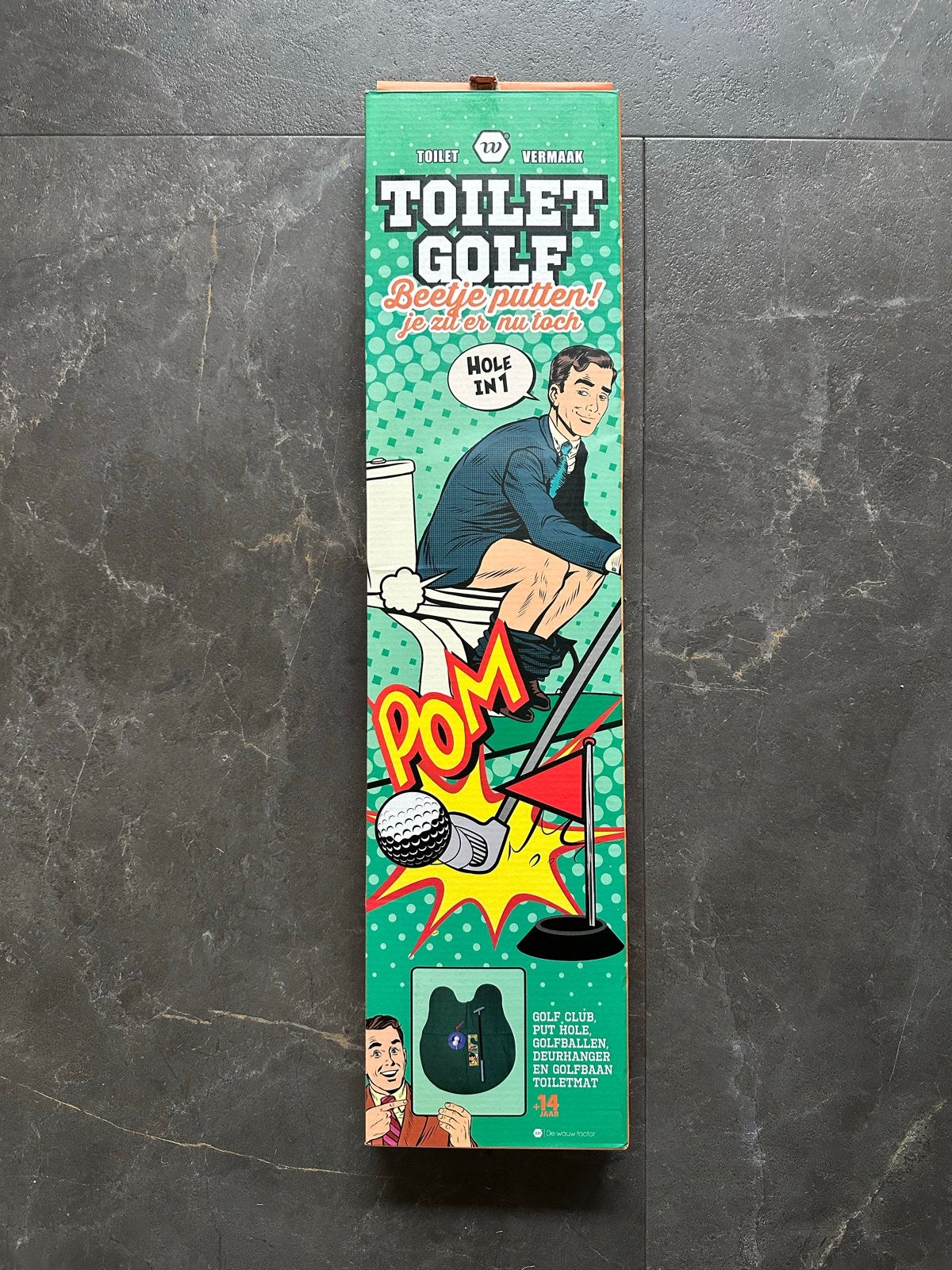 Toilet Golf - Grappig cadeau voor de golfer, Ophalen of Verzenden, Nieuw