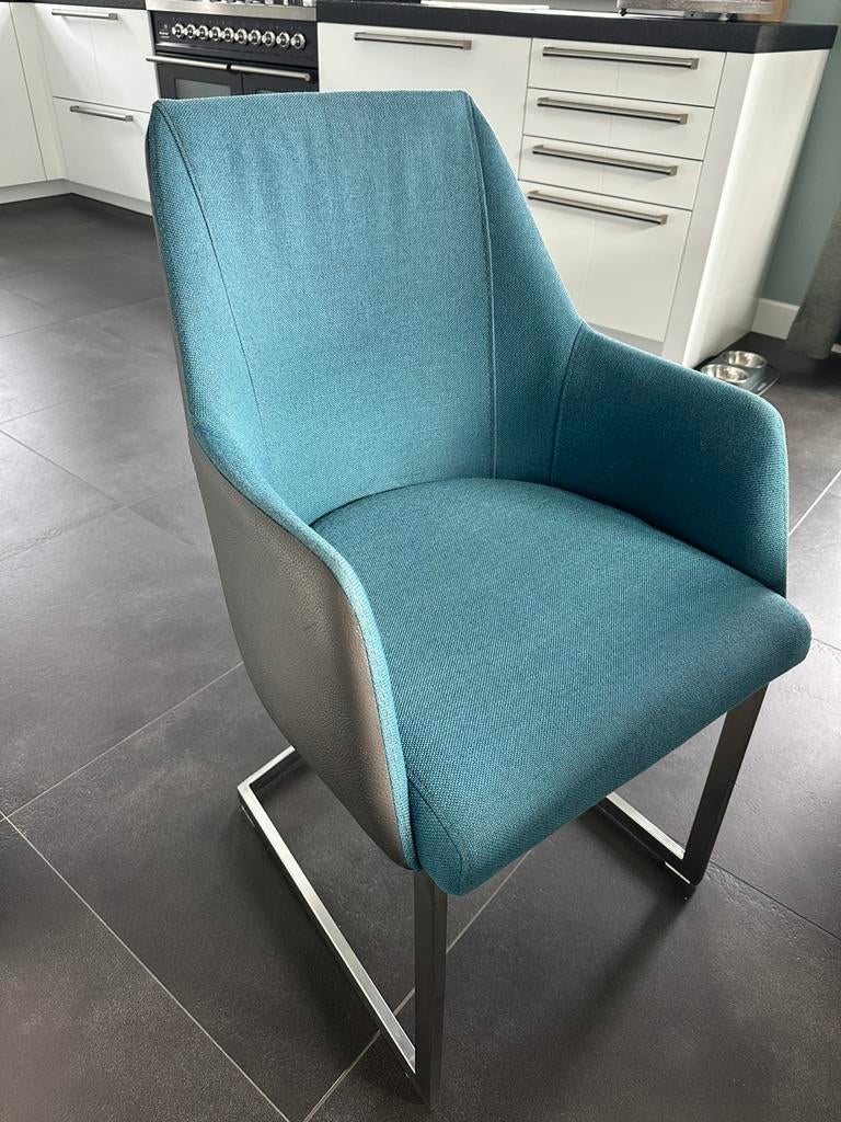 6 XOOON eetkamerstoelen te koop, Huis en Inrichting, Stoelen, Ophalen, Zo goed als nieuw, Vijf, Zes of meer stoelen, Stof