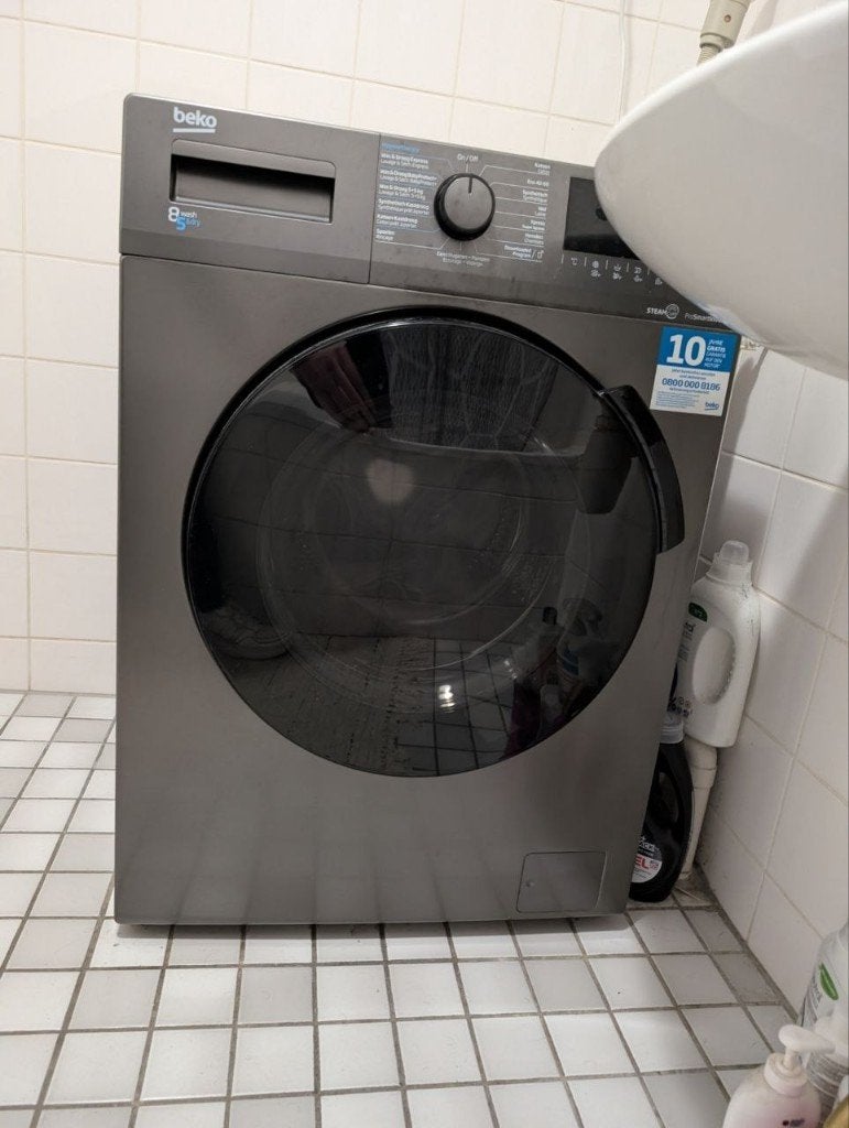 Waschmaschine Beko, Witgoed en Apparatuur, Wasmachines, Ophalen, Zo goed als nieuw, Voorlader, 85 tot 90 cm