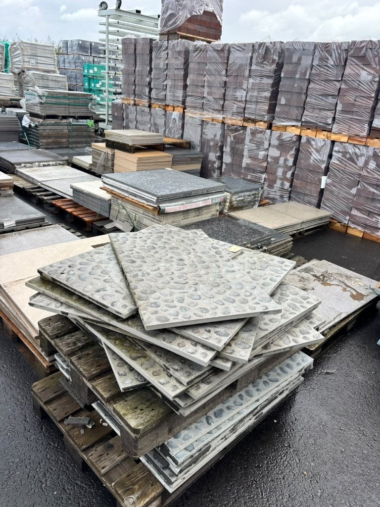Kleine restpartijen tuintegels en klinkers – OP=OP, Tuin en Terras, Nieuw, Ophalen of Verzenden, 10 m² of meer, Beton