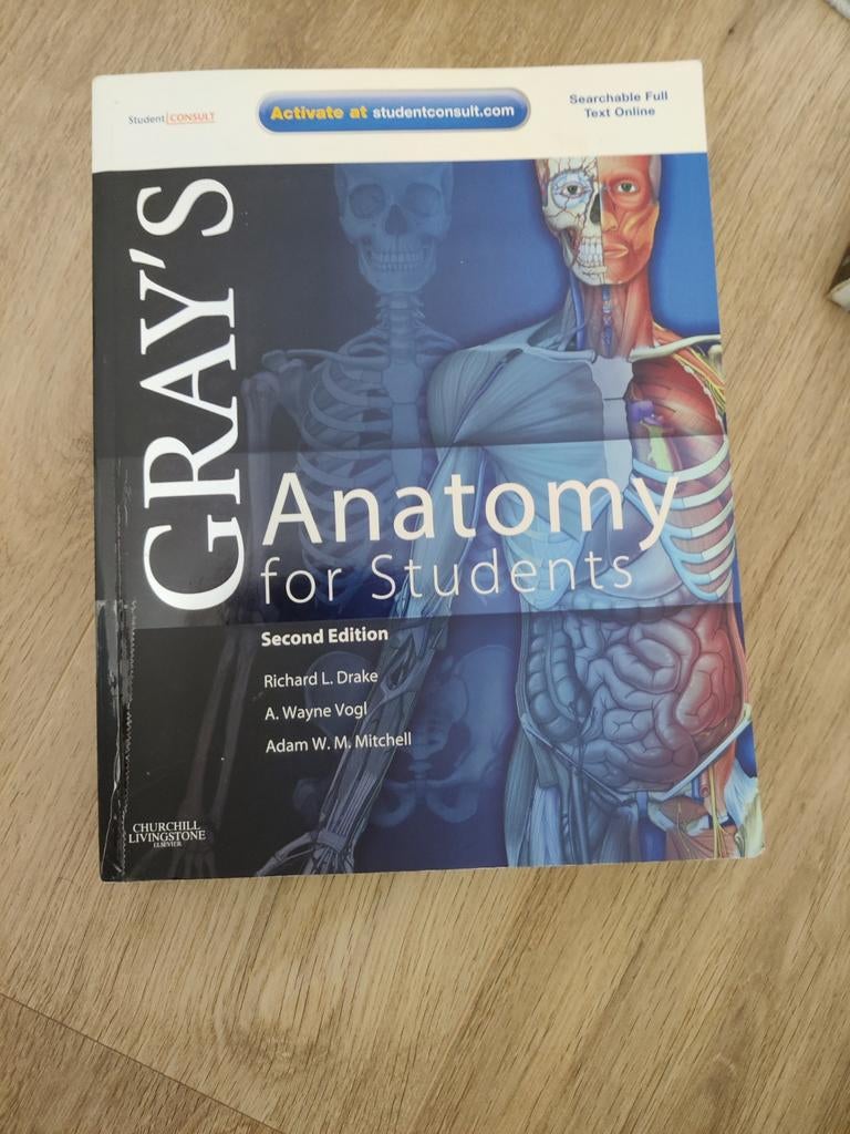 Gray's Anatomy for Students - Second Edition, Beta, Richard L. Drake, A. Wayne Vogl, Adam W. M. Mitchell, Gelezen, HBO