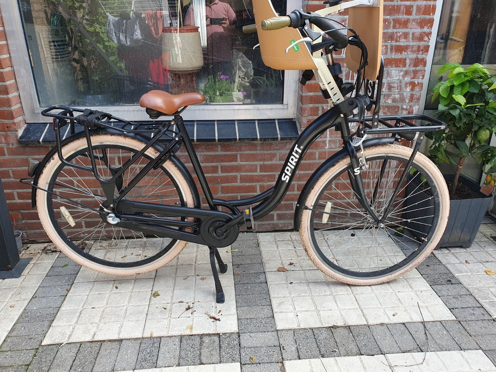 Mooie Spirit moederfiets 28 inch, zo goed als nieuw, Ophalen of Verzenden, Zo goed als nieuw, Overige merken, (Extra) lage instap