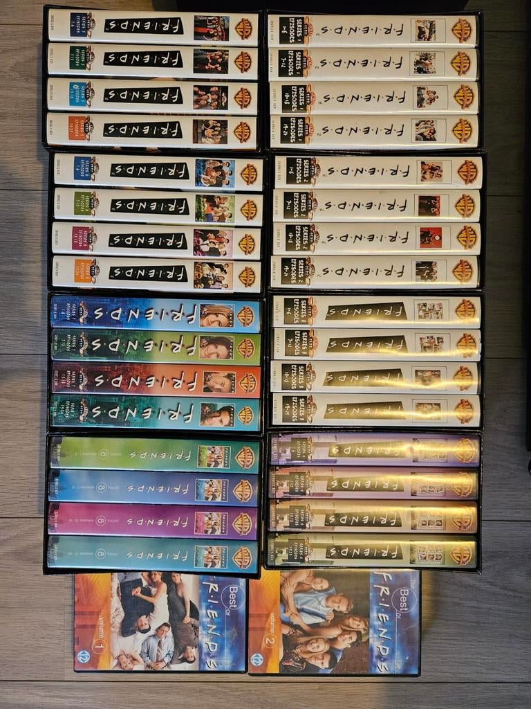 Friends serie VHS, Cd's en Dvd's, VHS | Film, Alle leeftijden, Ophalen, Gebruikt, Komedie