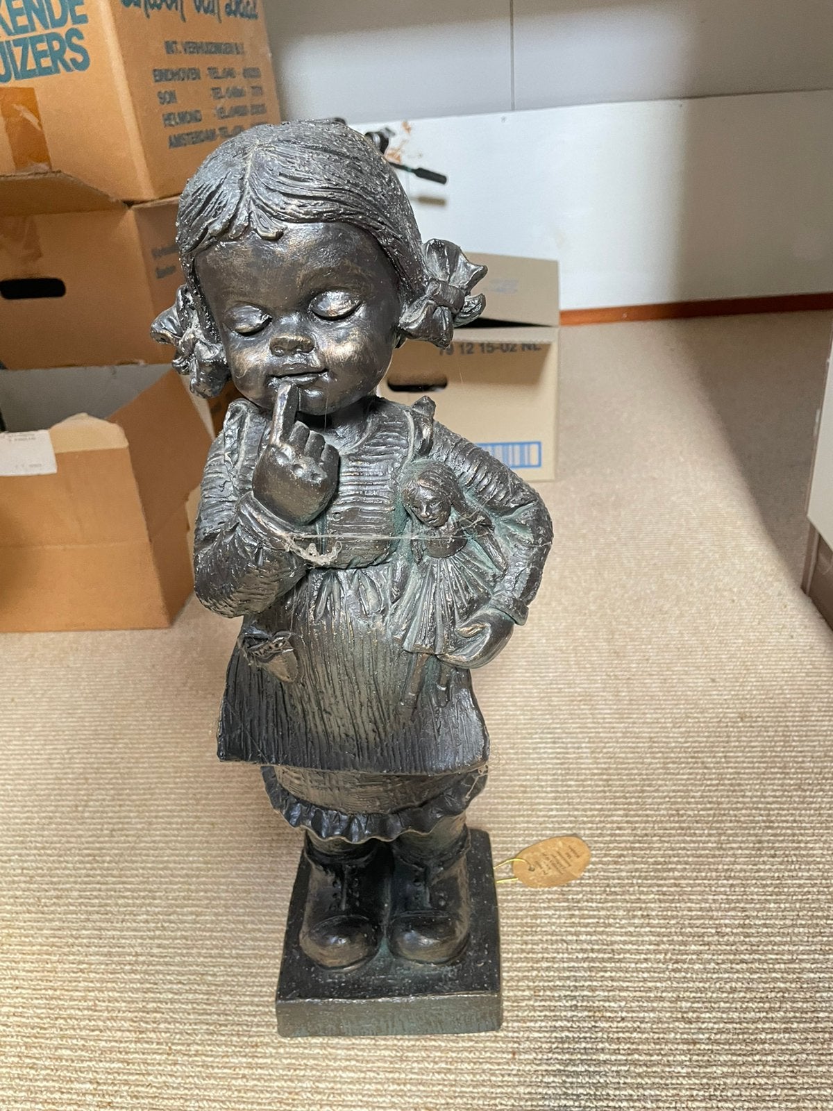Meisje figuur, Antiek en Kunst, Kunst | Beelden en Houtsnijwerken, Ophalen