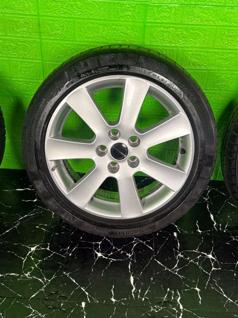 Ford Volvo C30 S40 V50 velgen 17" 5x108 winterset V70 850, Auto-onderdelen, Banden en Velgen, Niet ingevuld, Gebruikt, Banden en Velgen