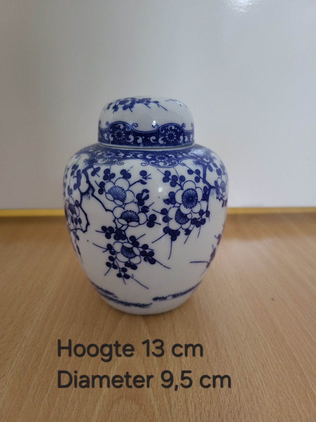 Mooi chinees gemberpotje met deksel, Antiek en Kunst, Antiek | Keramiek en Aardewerk, Ophalen of Verzenden
