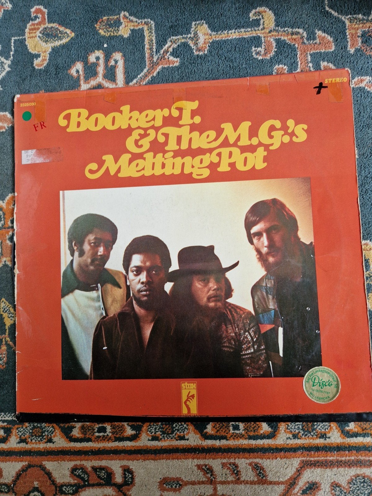 Booker T. & The M.G.'s - Melting Pot LP (Stereo), LP, Gebruikt, Ophalen of Verzenden, Funk