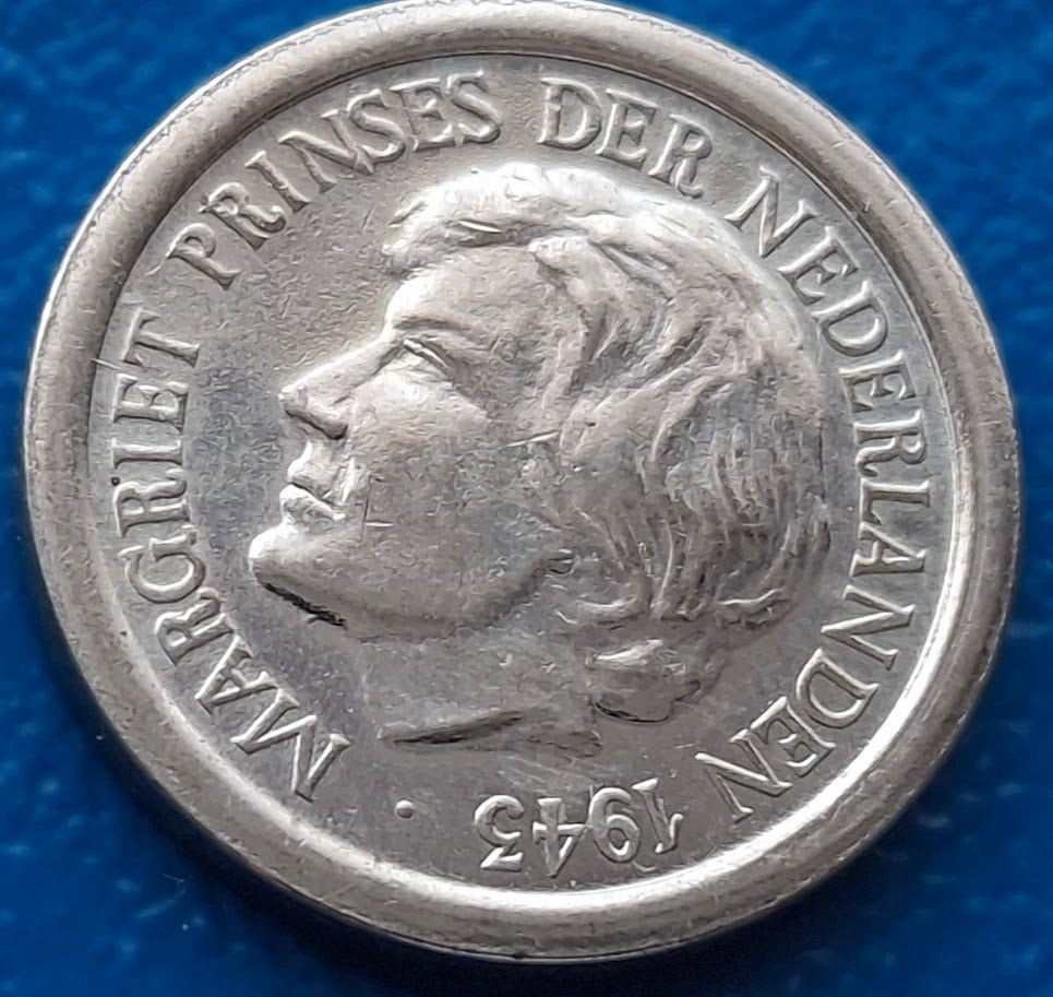 Penning 5 cents Prinses Margriet van Nederland, Postzegels en Munten, Verzenden, Overige materialen, Nederland