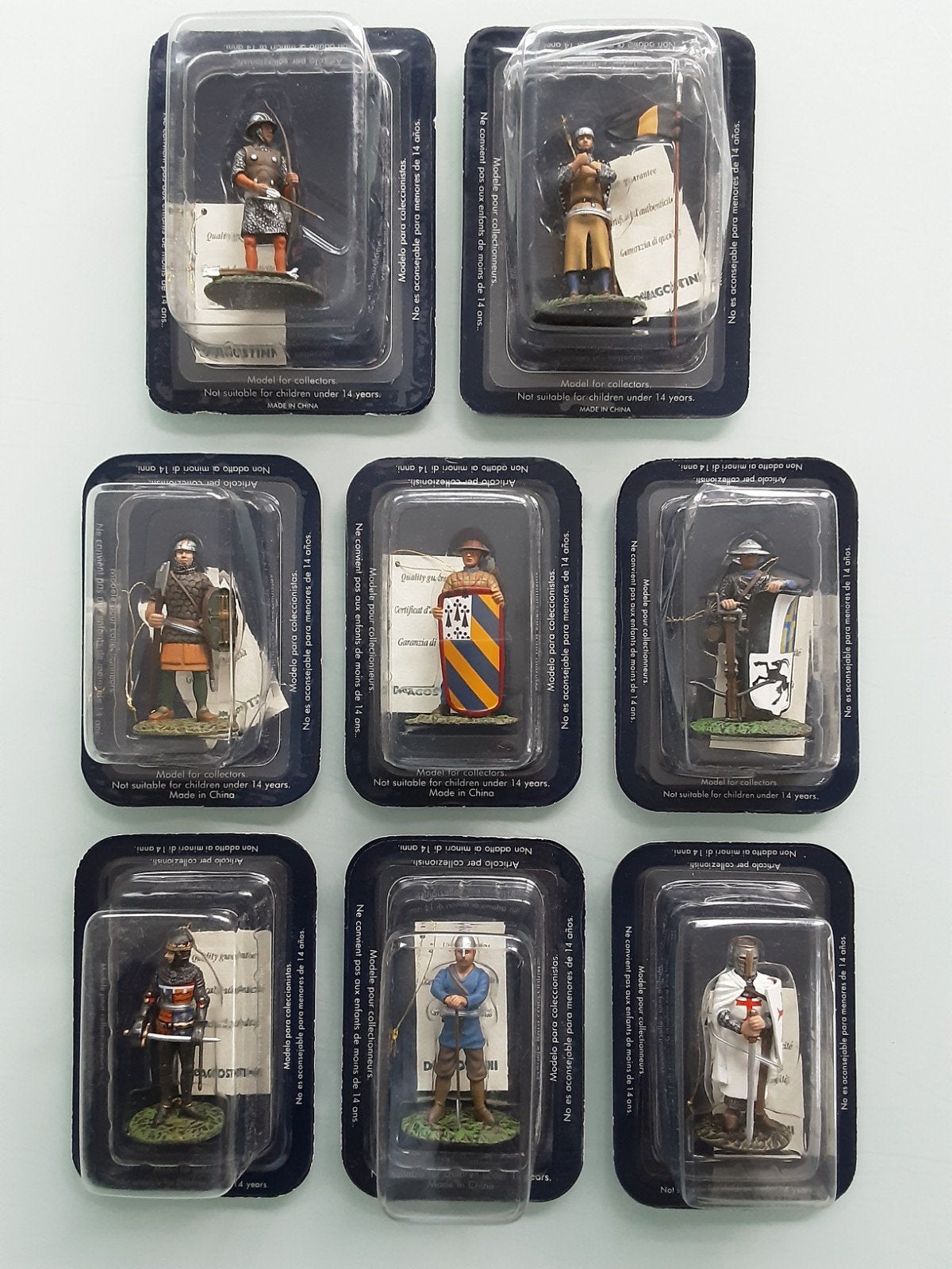 Miniatuur ridders DeAgostini., Ophalen of Verzenden, Nieuw, Groter dan 1:35, Figuur of Figuren