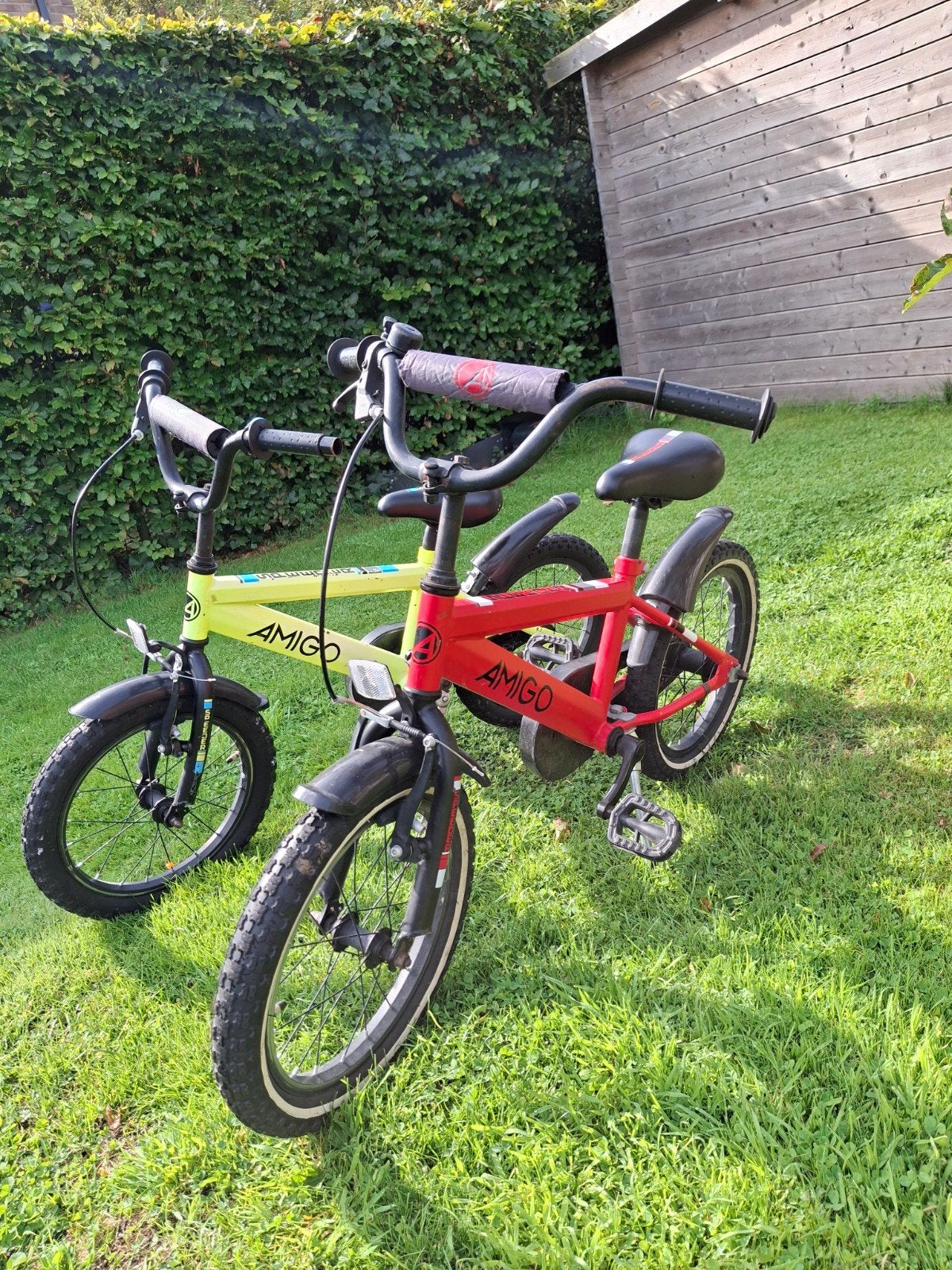 Amigo kinderfiets 16 inch - Perfect voor jonge avonturiers, Ophalen, Gebruikt, 16 tot 20 inch, Amigo