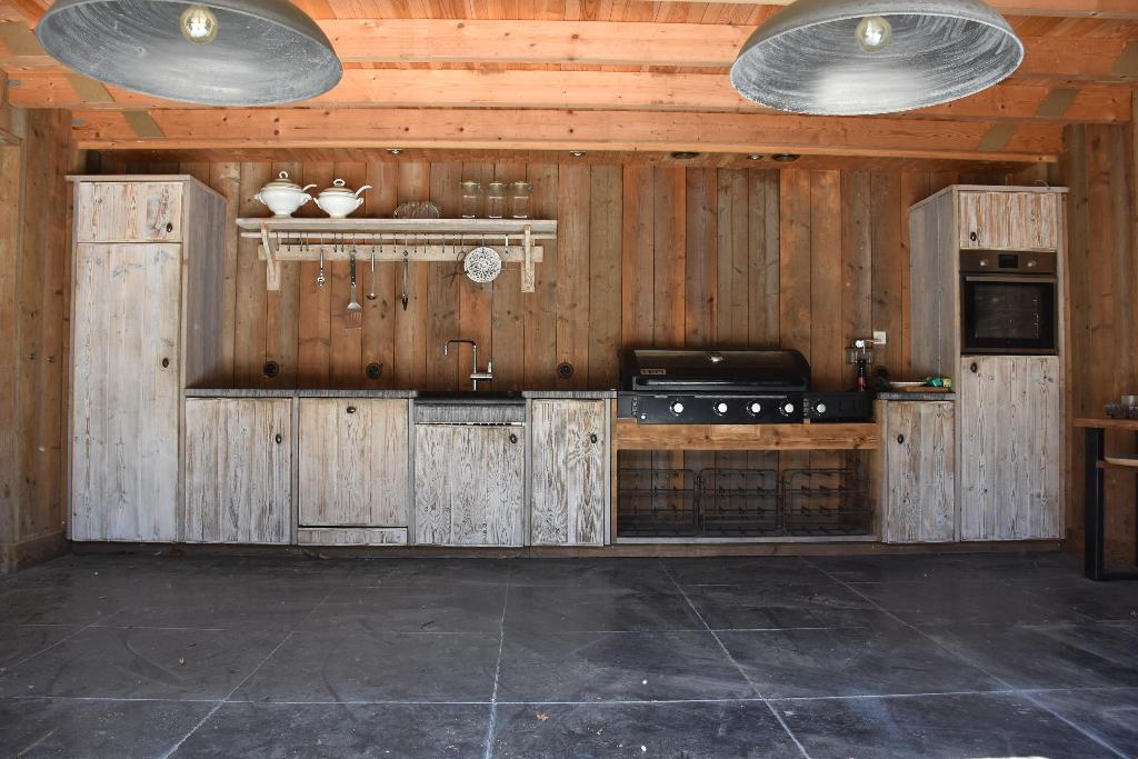 Complete buitenkeuken -vaatwasser, oven, koelkast, grill-, Ophalen, Gebruikt, Gas, IKEA
