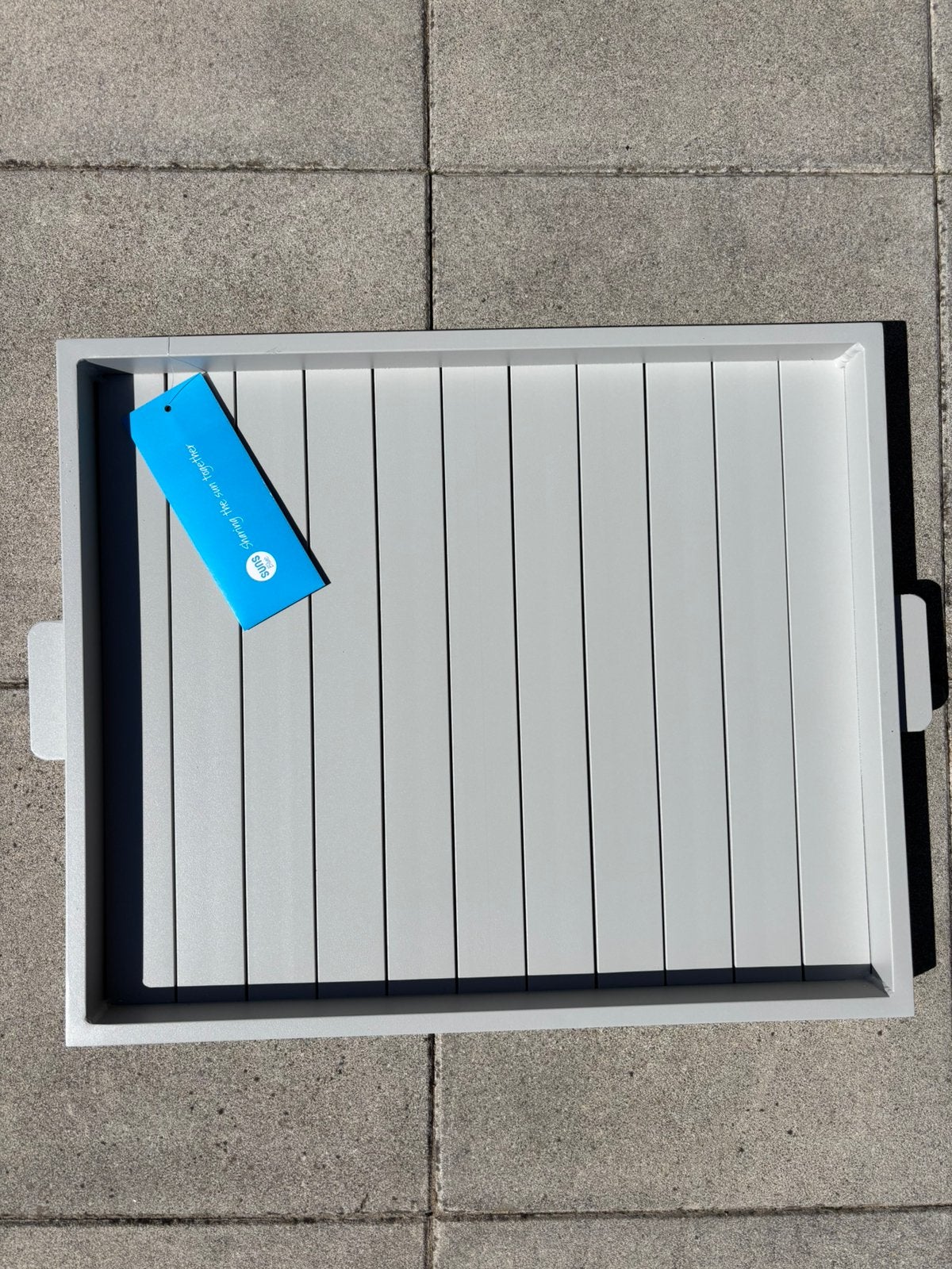 SUNS Butlertray, Ophalen of Verzenden, Zo goed als nieuw, Met opstaande rand, Metaal