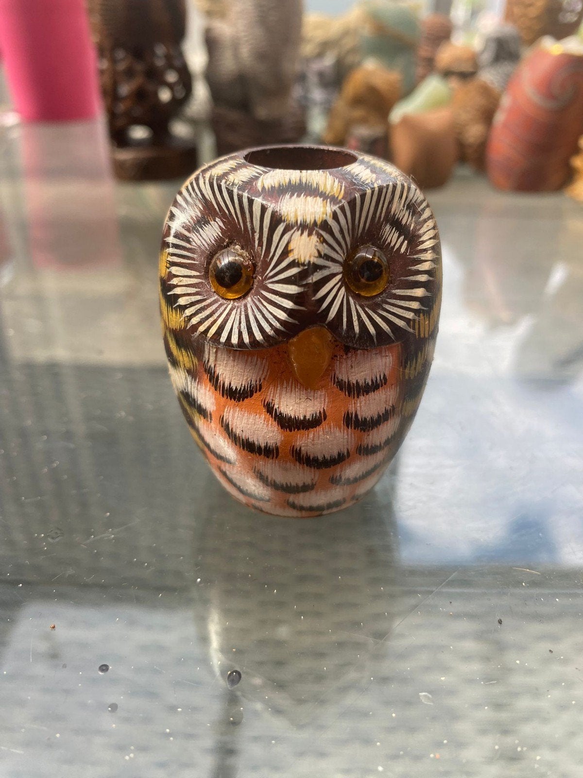 Grote collectie uilen beeldjes - diverse materialen, Ophalen, Gebruikt, Vogel, Beeldje of Figuurtje