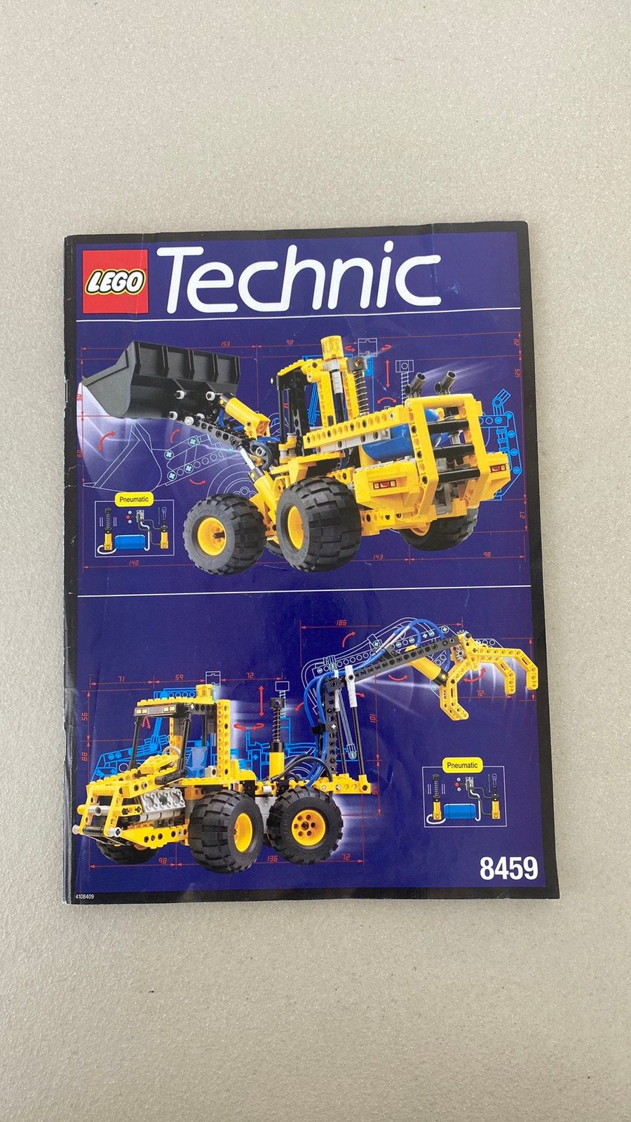 Lego 8459 Technic Shovel, Ophalen of Verzenden, Zo goed als nieuw