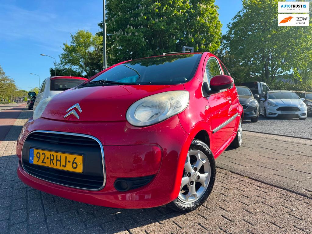 Citroen C1 1.0-12V A-C Elek Pakket Lmv 5-Drs Leer, Voorwielaandrijving, Euro 5, Gebruikt, Zwart