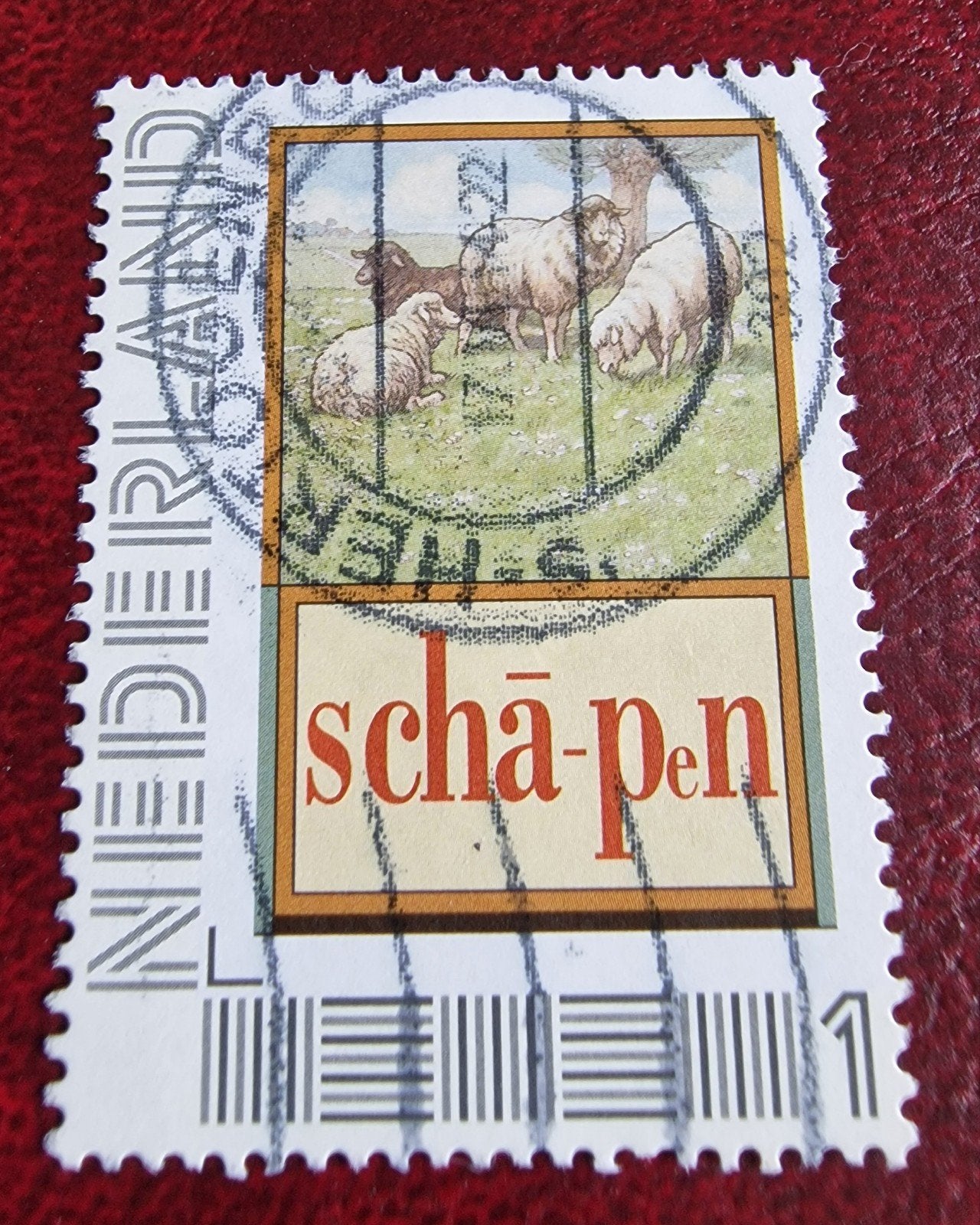 kv631 schapen - persoonlijke postzegel - Nederland, Ophalen of Verzenden, Na 1940, Gestempeld