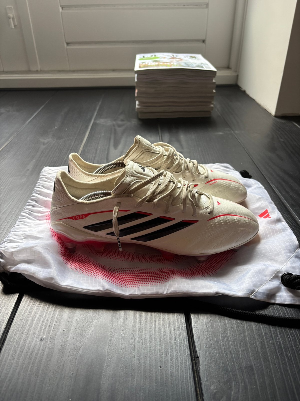 Adidas Copa Pure IV Elite SG (42 2/3), Ophalen of Verzenden, Zo goed als nieuw, Schoenen