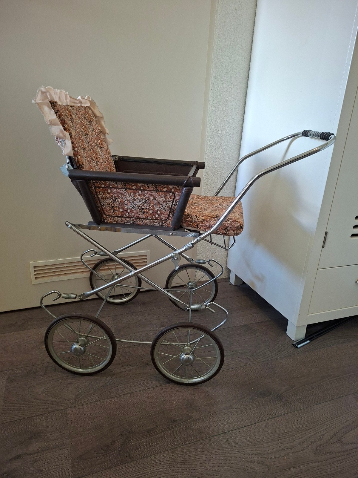 Vintage Poppenwagen Jaren '70 - Inklapbaar, Ophalen of Verzenden, Gebruikt, Overige typen