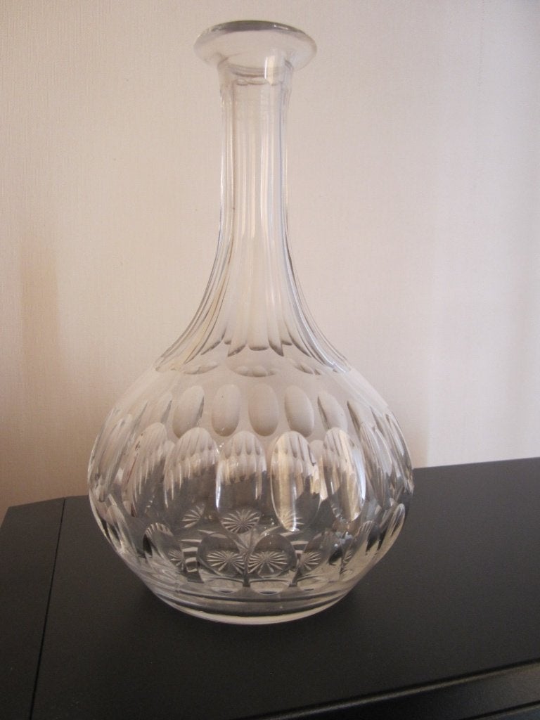 Antieke Cristal Val St Lambert likeur karaf - zeer helder, Verzenden