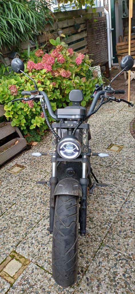 Stoere elektrische scooter - E-chopper stijl, Ophalen of Verzenden, Gebruikt, Elektrisch, Overige merken