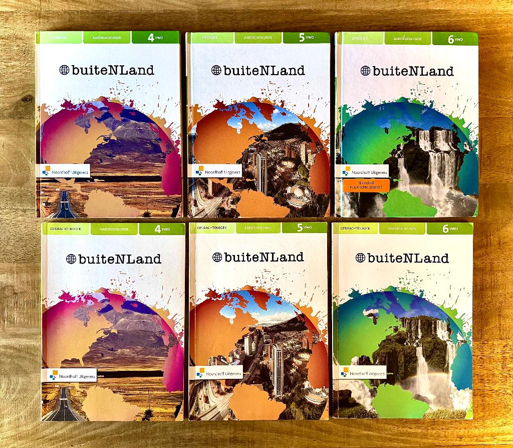 BuiteNLand Aardrijkskunde VWO 4, 5, 6. Set Boeken 3e editie., Boeken, VWO, Ophalen of Verzenden, Noordhoff Uitgevers, Aardrijkskunde