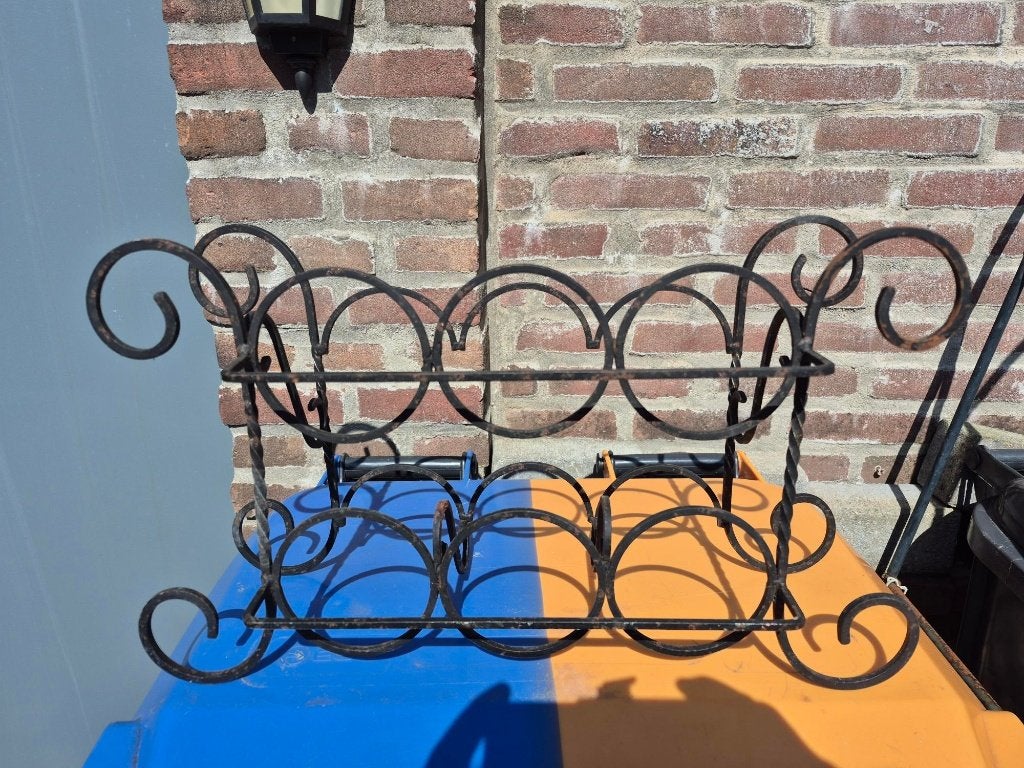 wijnrek, Huis en Inrichting, Ophalen, Gebruikt, 5 tot 15 flessen, Metaal