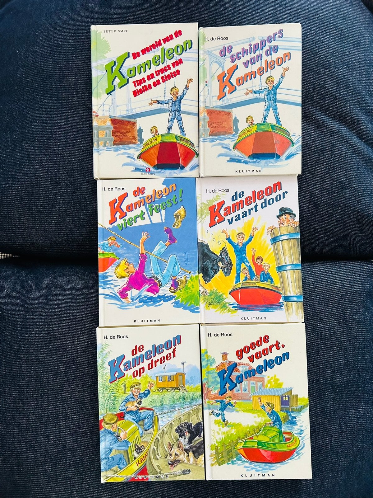 6x Boeken De Kameleon / Hotze de Roos / Kluitman Als nieuw, Ophalen of Verzenden, Zo goed als nieuw, Fictie