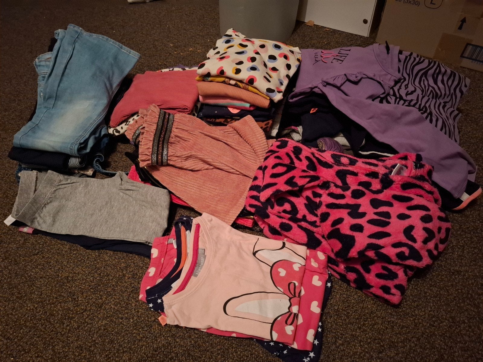 Kledingpakket Meisje Maat 110/116, Kinderen en Baby's, Ophalen of Verzenden, Gebruikt, Meisje, Setje